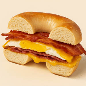 Bacon Cheese Bagel