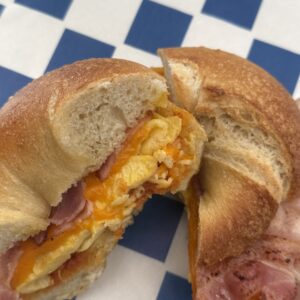 Bacon Cheese Bagel